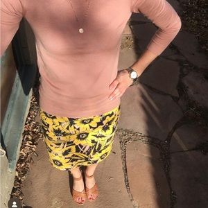 J. Crew Floral Pencil Skirt